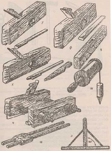 Инструменты и приспособления для обработки дерева
